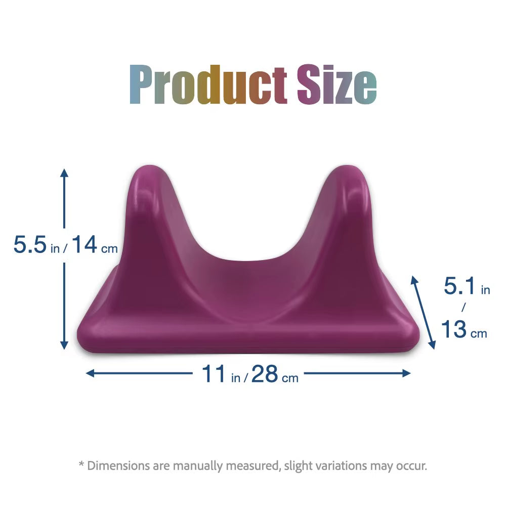 Deep Tissue Waist Muscle Relaxer Massager for Hip, Back and Psoas Training, Body Stretching with Ergonomic Design