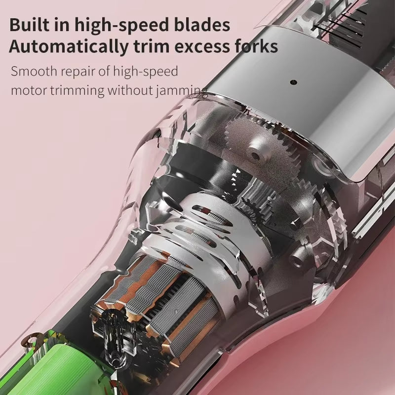 Revitalize Your Hair with the Cordless Hair Ends Trimmer - Professional Split Remover for Women