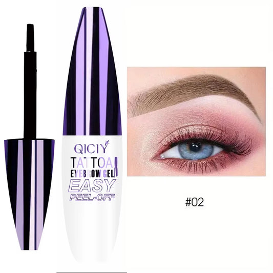 Lasting 3 Days Tattoo Easy Peel off Eyebrow Gel Cream Types Long-Lasting Smudge-Proof Sweat Resistant Waterproof Cosmetics