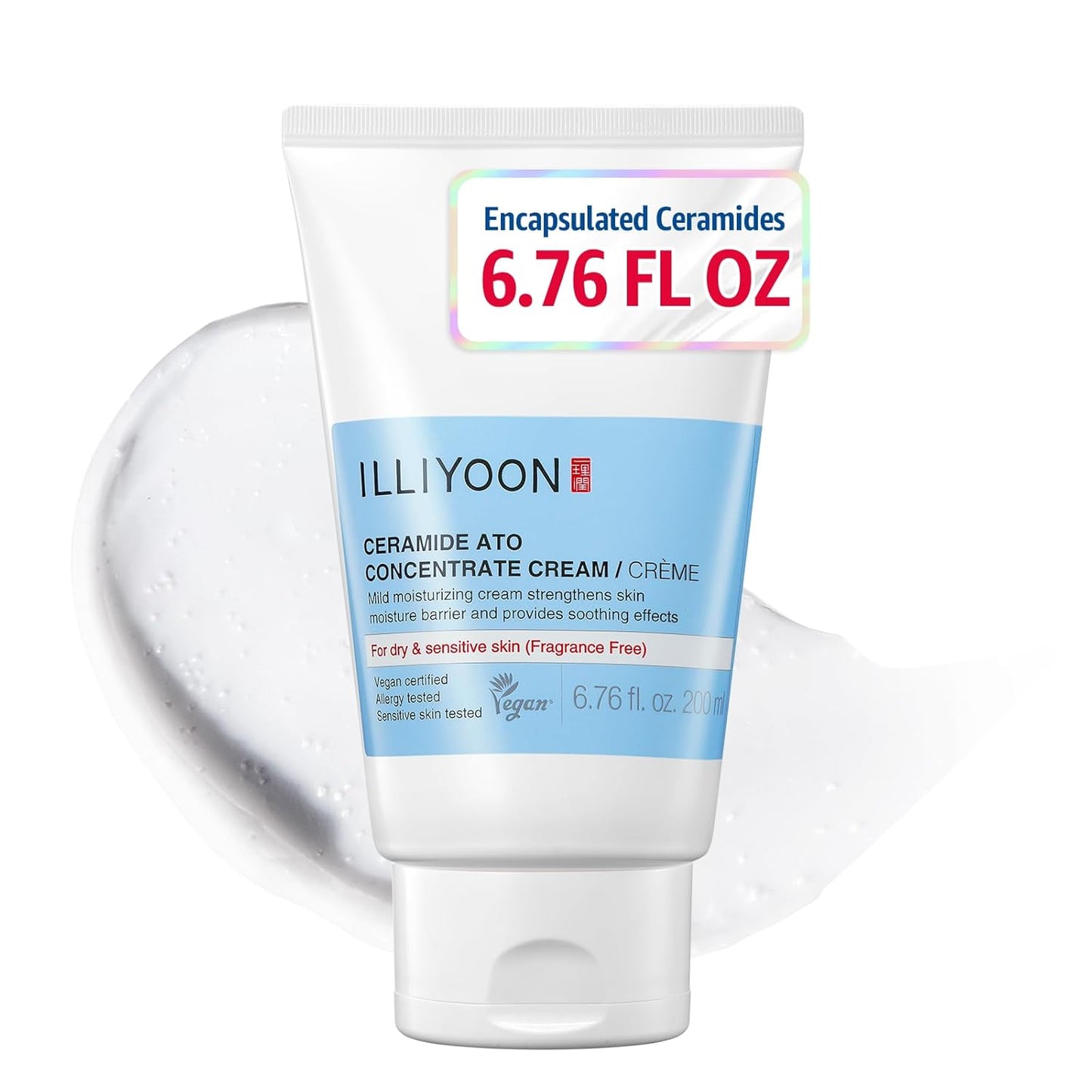 Crema Concentrada de Ceramida Illiyoon | Hidratación 100h Piel Seca y Sensible