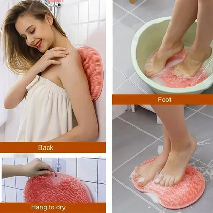 Revitalize Your Shower Routine with the Ultimate Silicone Bath Massage Mat - Non-Slip Foot Cleanser with Suction Cups