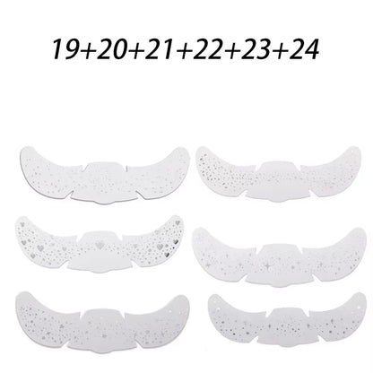 6Pcs Hot Stamping Freckles Makeup Patches Metallic Radiation Golden Silver Fake Freckles Temporary Tattoo Stickers Face Makeup