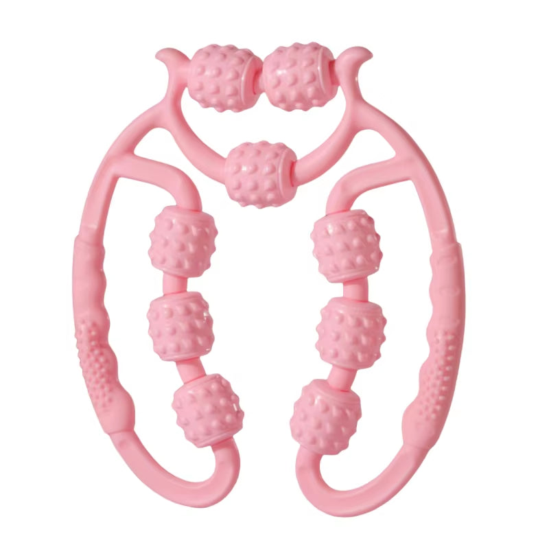 Revitalize Your Legs with the 9-Wheel Calf Massager - Ultimate Muscle Relaxation and Slimming Device for Sports Fitness