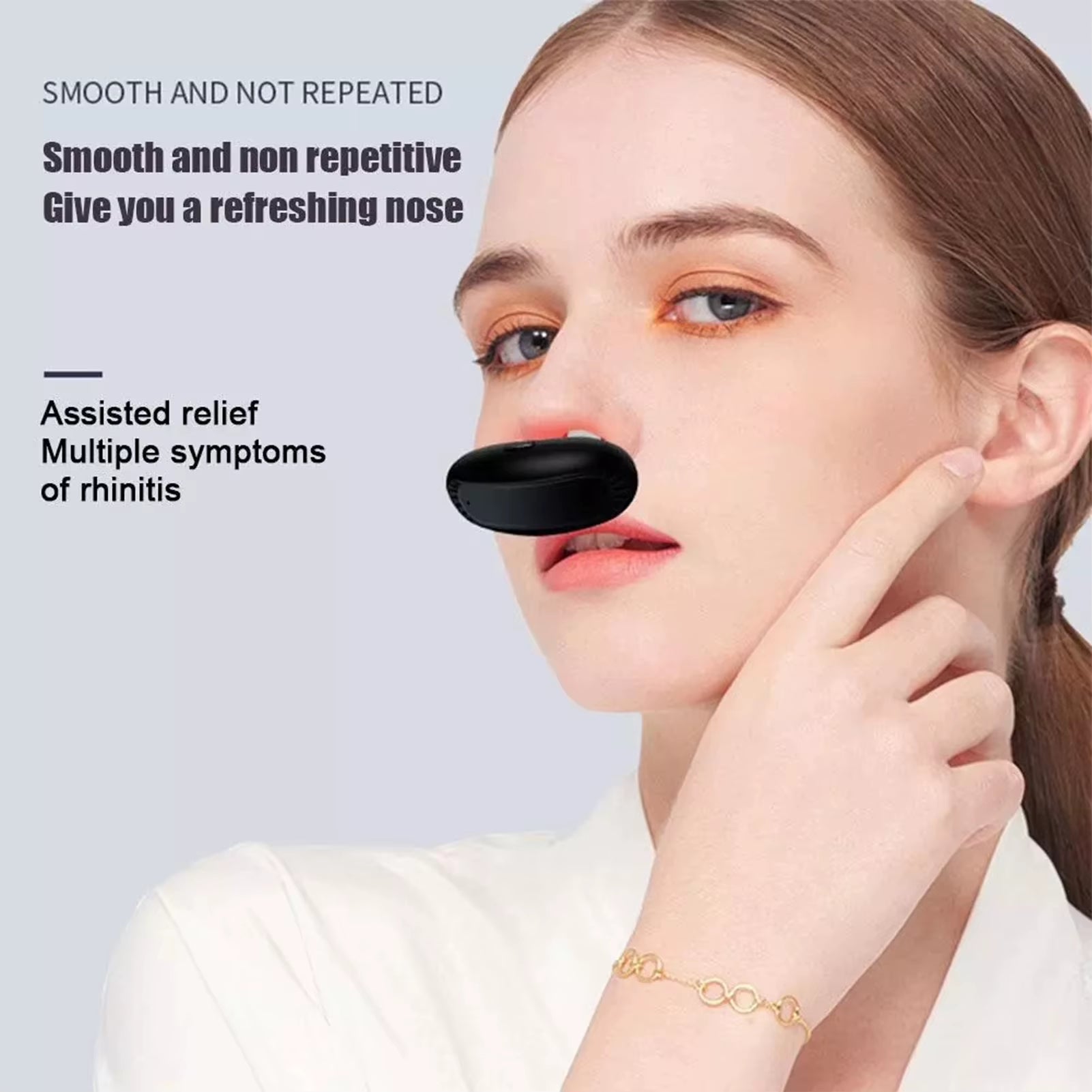 Smart Infrared Nasal Therapy Device - Portable Solution for Rhinitis and Allergy Relief