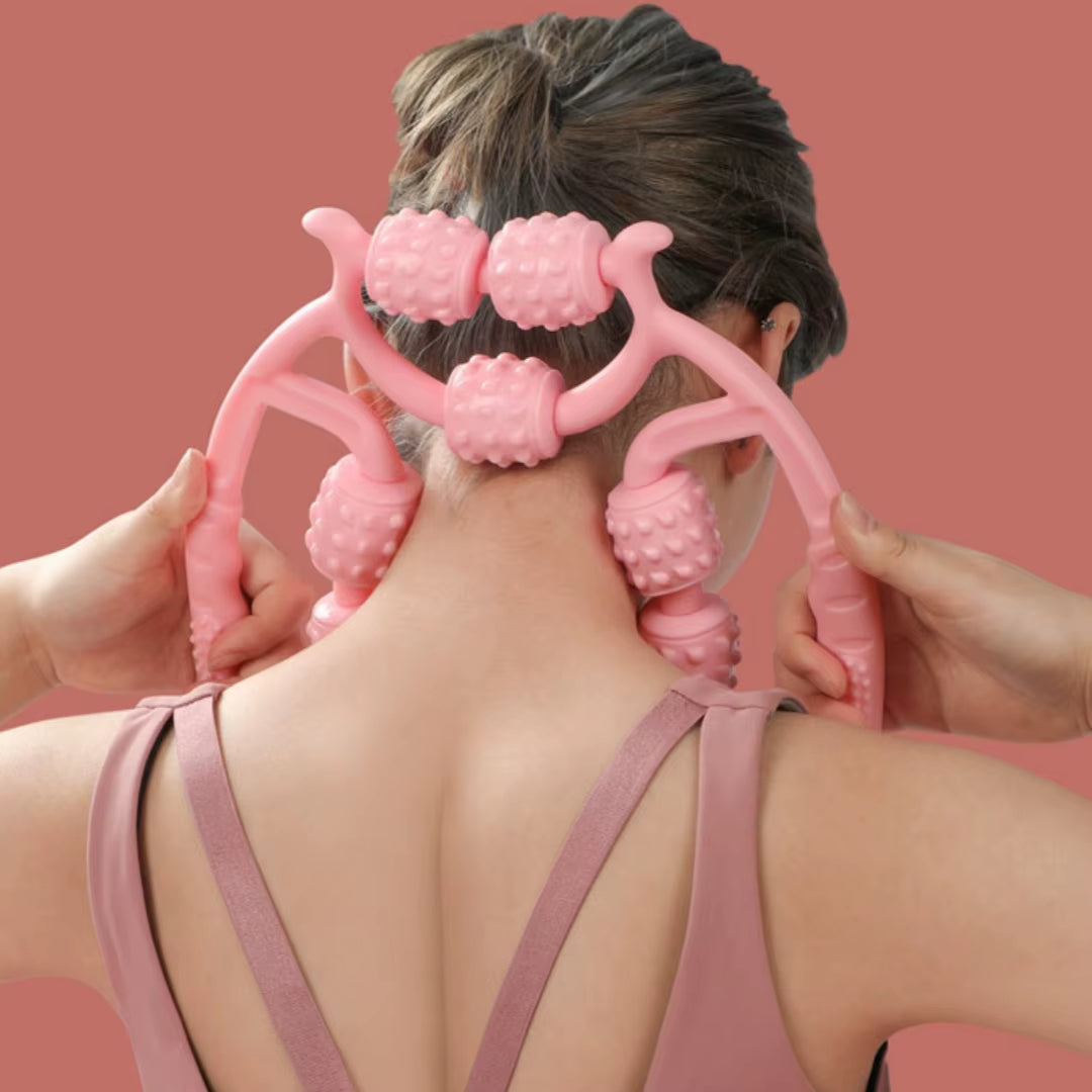 Revitalize Your Legs with the 9-Wheel Calf Massager - Ultimate Muscle Relaxation and Slimming Device for Sports Fitness