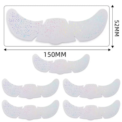 6Pcs Hot Stamping Freckles Makeup Patches Metallic Radiation Golden Silver Fake Freckles Temporary Tattoo Stickers Face Makeup