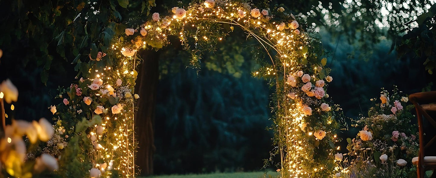 Luces LED Decorativas para Navidad, Bodas y Fiestas al Aire Libre