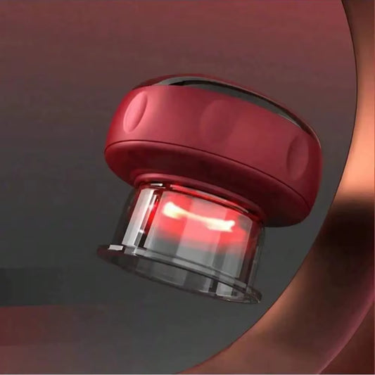 Electric Vacuum Cupping, Scraping, Skin Massage Device, Body Heating, Scraping, Suction Cup Treatment Set, Health and Portabilit