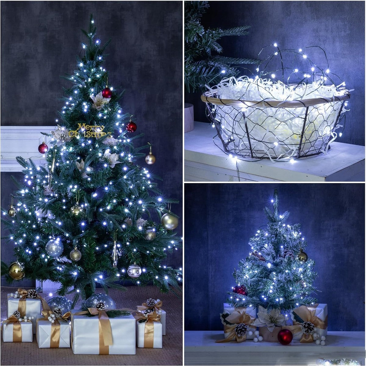 Luces LED Decorativas para Navidad, Bodas y Fiestas al Aire Libre