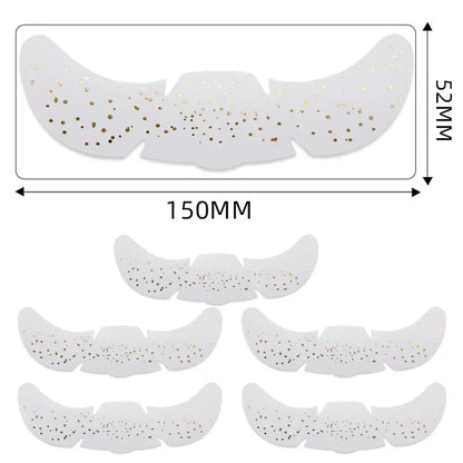 6Pcs Hot Stamping Freckles Makeup Patches Metallic Radiation Golden Silver Fake Freckles Temporary Tattoo Stickers Face Makeup