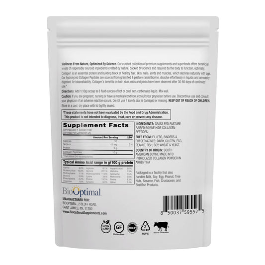Collagen Powder, Grass Fed Collagen Peptides Powder, 200G